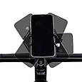 Тримач гаджета GUB G-95 алюмінієвий в кришку рульової з поворотним механізмом чорний, фото 2