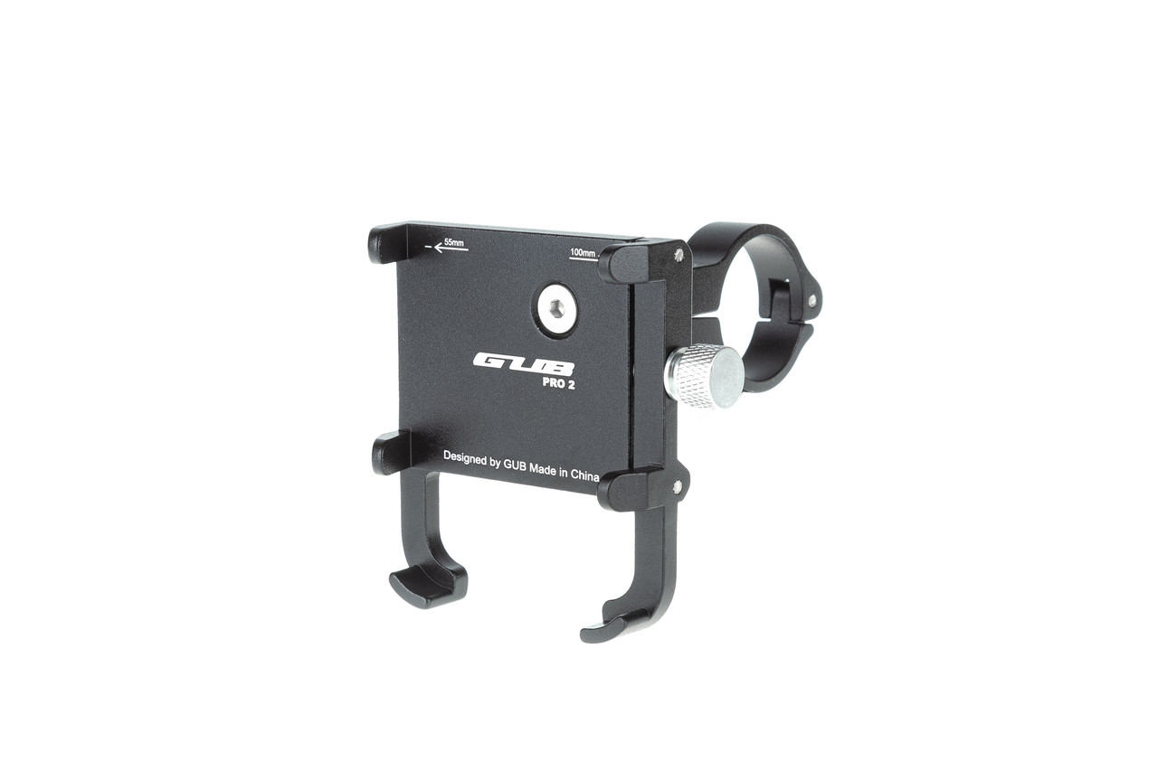 Тримач гаджета GUB PRO 2 на кермо алюмінієвий чорний, фото 1