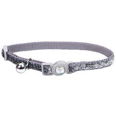 Нашийник для котів Coastal Fashion Safe Cat безпечний срібний 1 х 30 см