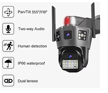 Камера SD39-4G Чорна SIM CARTA 4G Solar ptz 6MP, камери відеоспостереження