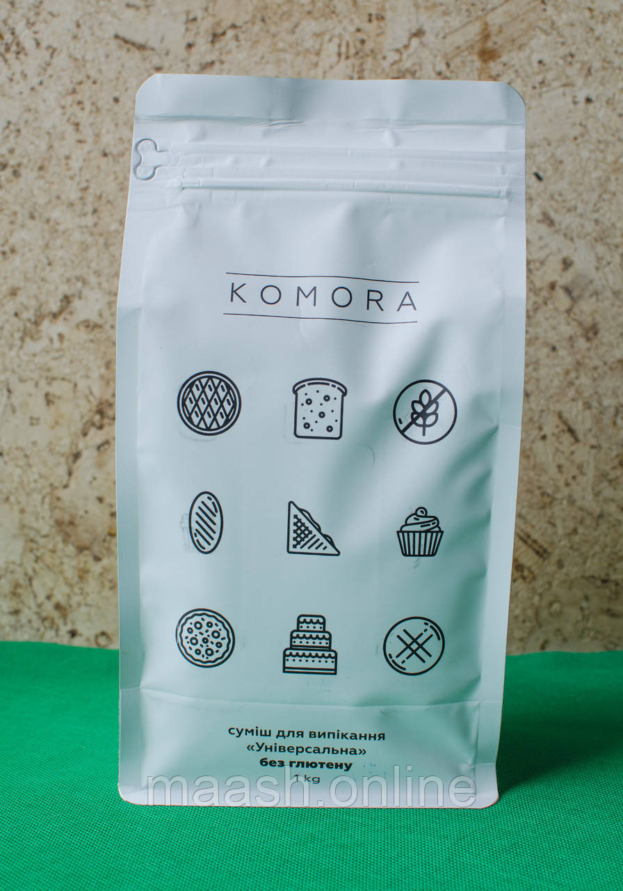 Борошно без глютену універсальне KOMORA, 1кг