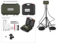 2E Tactical Антена активна MAVKA GREEN, 2.4/5.2/5.8GHz, 10Вт, N-Type, для DJI/Autel(V2)/FPV цифра, кріплення