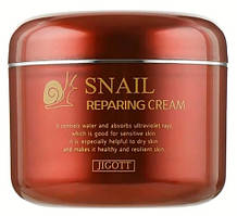 Равликовий крем Jigott Snail Reparing cream, 100 мл