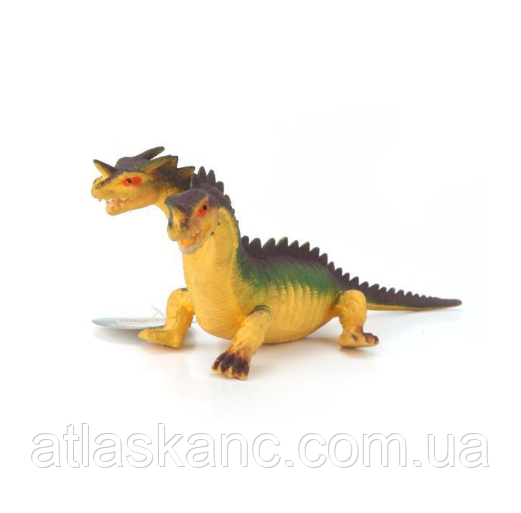 Іграшка Силіконова тягучка Дракон великий Двоголовий 24 см 10692, фото 1