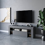 Простора тумба для телевізора в спальню, тумба для TV сучасна з Ламінованого ДСП, фото 5