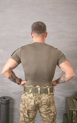 Футболка тактична High cool thermo олива, фото 2