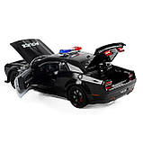 Машина металева поліція Авто Експерт метал 1:24 звук світло інерція відкр двері 20*8,5*6,5см (GT-98350), фото 2