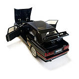 Машинка металева BMW M3 БМВ 1986 купе чорна АвтоЕксперт 1:24 світло звук відкр двері баг капот 20,5*8*5,5 см (GT-99641), фото 3
