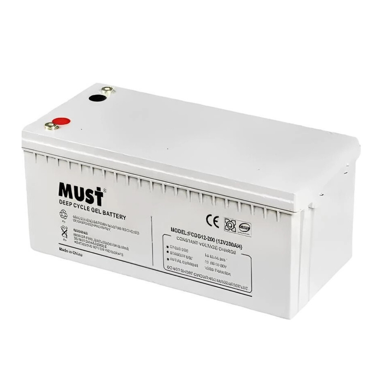 Акумулятор гелевий Must FCDG12-200 Deep cycle 12V 200AH GEL, фото 1