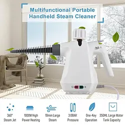Багатофункційний ручний пароочисник Handheld Steam Cleaner. Парова швабра