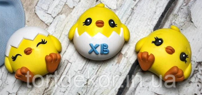 Молд силіконовий  Курчатка по 35 мм, фото 1