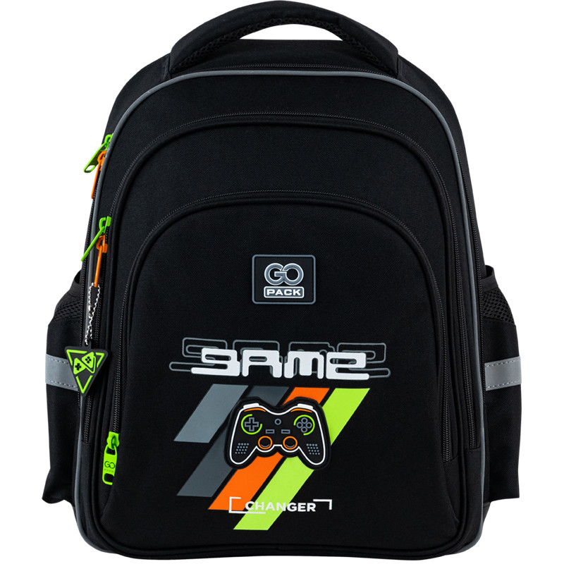 Рюкзак шкільний GoPack Education Next Level GO25-2606S-6 37x28.5x16 чорний