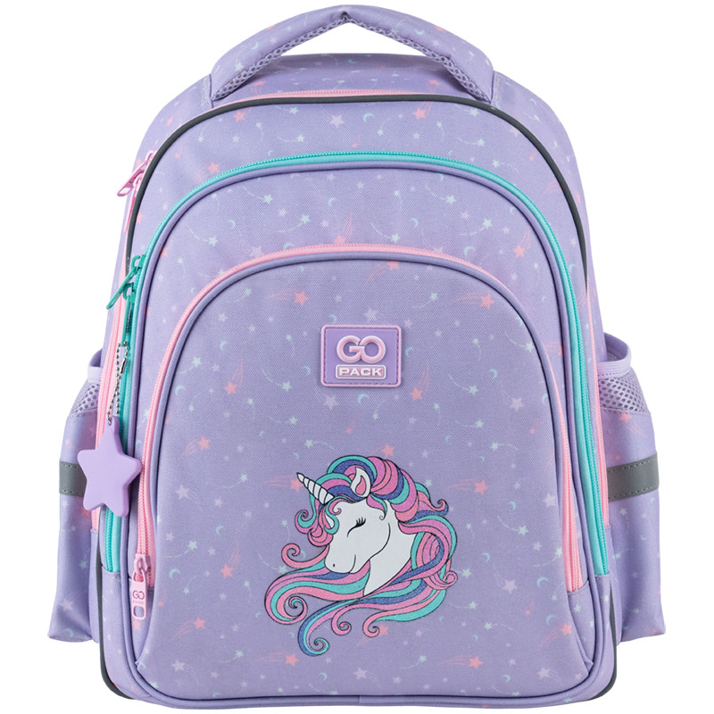 Рюкзак шкільний GoPack Education Unicorn Dreams GO25-2606S-2 37x28.5x16 фіолетовий