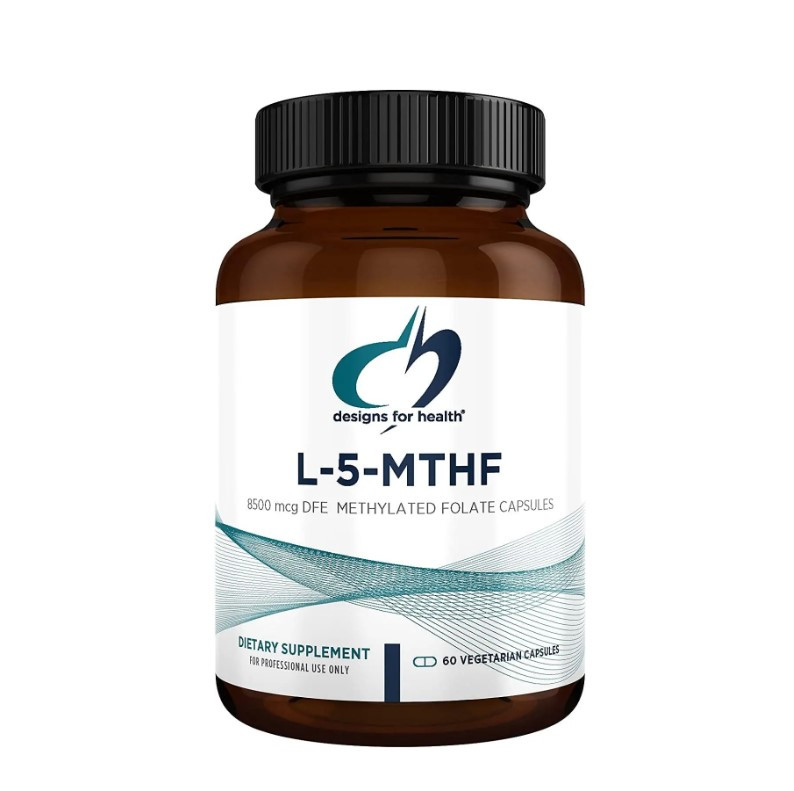 Designs for Health L-5-MTHF / Метилфолат 8500 мкг 60 капсул