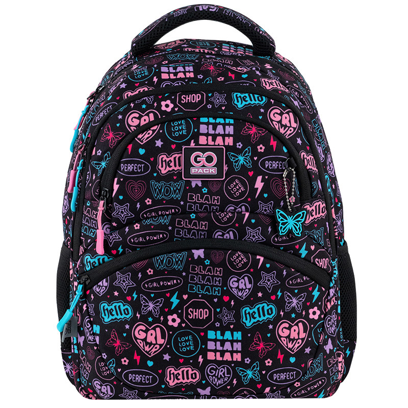 Шкільний рюкзак GoPack Education Girl Power GO25-175M-1 39x29.5x12 чорний