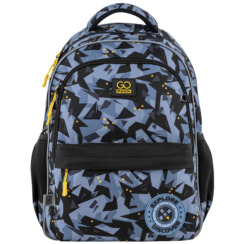 Рюкзак шкільний GoPack Education Explore GO25-182M-8 41x29x17 сірий