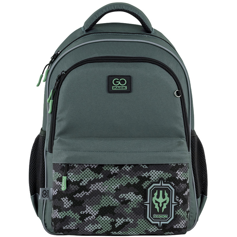 Рюкзак шкільний GoPack Education Legion GO25-182M-5 41x29x17 хакі