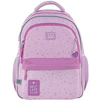 Рюкзак шкільний GoPack Education Self Love Club GO25-182M-4 41x29x17 рожевий