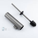 Настінний йоржик GAPPO G903-9 (прихований монтаж, gungrey), фото 2