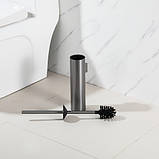 Настінний йоржик GAPPO G903-9 (прихований монтаж, gungrey), фото 5