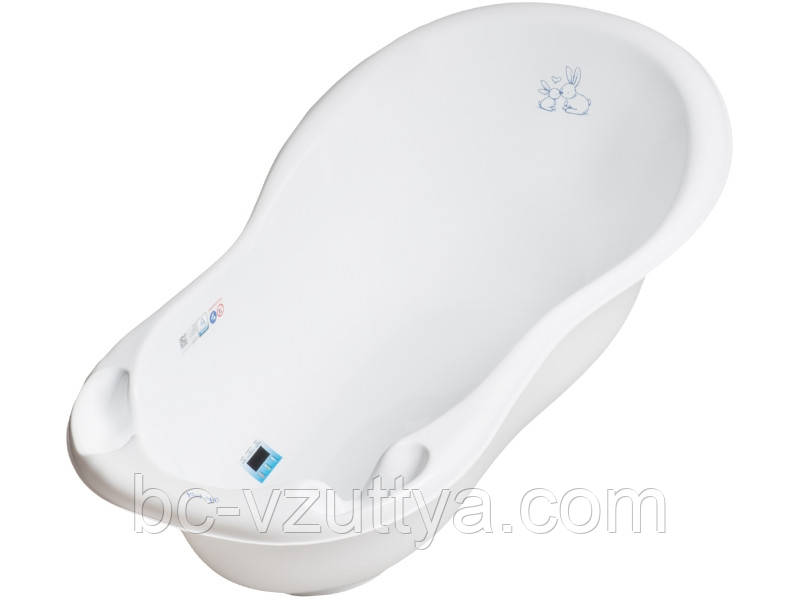 Ванна дитяча зі зливом Bunny 102 см white