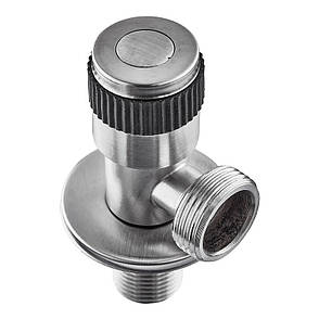 Кран для під'єднання сантехприладів Mixxus VAL-05-1/2x3/4 з нерж. сталі SUS304 (MI6027), фото 3