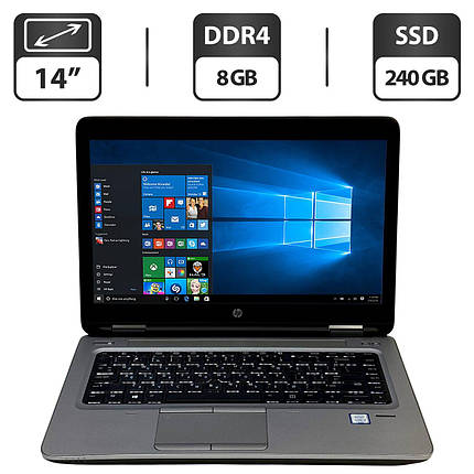 Ноутбук HP ProBook 640 G3/ 14" (1366x768)/ Core i5-7200U/ 8 GB RAM/ 240 GB SSD/ HD 620, фото 1