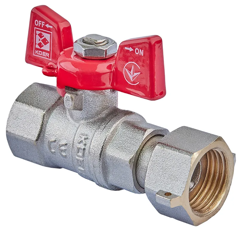 Кран з накидною гайкою Koer KR.222 — 1/2" ГГБ (KR4769)