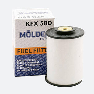 Фільтр паливний Molder Filter KFX 58D (WF8156, KX68DEco, BFU700X), фото 1