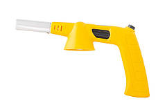 Пальник для газового балона MASTERTOOL "Везувий" п'єзопідпал/керамічний захист Ø 20 мм/1300 °C з ручкою