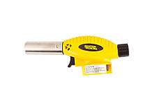 Пальник для газового балона MASTERTOOL "Метеор" п'єзопідпал/керамічний захист Ø 20 мм/1300 °C 44-5040