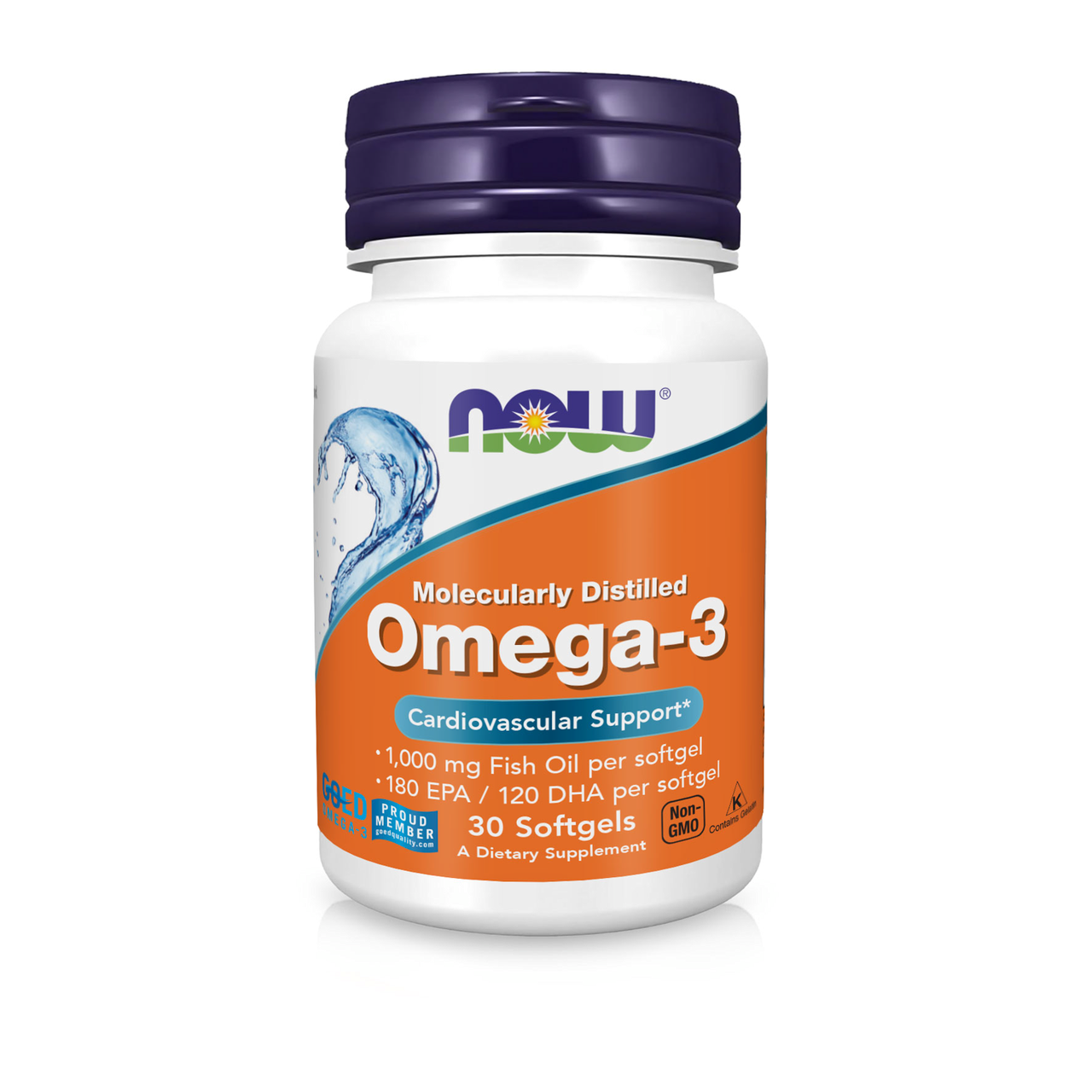 Омега-3 1000 мг Now Foods Оmega-3 Now Foods 1000 мг 30 капсул