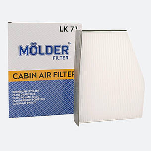Фільтр салону Molder Filter LK 71 (WP9146, LA181, CU2939), фото 1