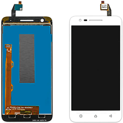 Дисплей Lenovo Vibe C2 (K10a40) в сборе с сенсором white