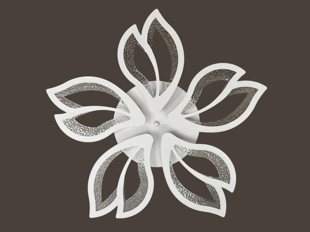 Стельова біла люстра з димером 8314/5WH dimmer, фото 1