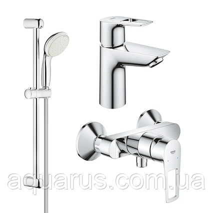 Комплект змішувачів для ванної кімнати Grohe BauLoop New (UA123220S0), фото 1
