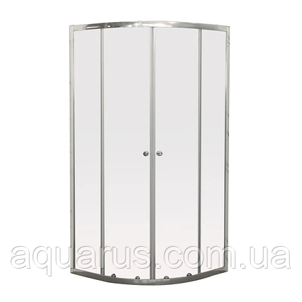 Душова кабіна без піддону Mixxus Premium DIVERSE SC01-90x90x195-TR Chrome прозоре скло 5мм (MI6859), фото 1