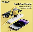 Зарядний пристрій Veron TC-35 Home Charger 40W GaN (2Type-C), фото 5