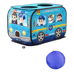 Дитячий ігровий намет у формі автобуса Kids Indoor Outdoor Playhouse BLUE