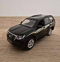Машинка металева Toyota Prado Тойота Прадо чорна 1:40 відкр двері 5*12*5см (KM6189D), фото 2