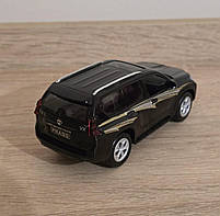 Машинка металева Toyota Prado Тойота Прадо чорна 1:40 відкр двері 5*12*5см (KM6189D), фото 4