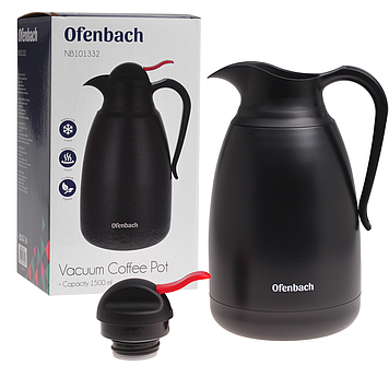 Термос конференційний Ofenbach KM-101332 із пластиковою кришкою 1.5 л