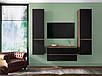 Сучасна модульна маленька навісна стінка під телевізор модерн у вітальню 190 см Ліма Київський Стандарт, фото 2