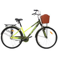 Велосипед SPARK PLANET-3 MARS (алюмінієва рама - 17", колеса 28") зелений з жовтим