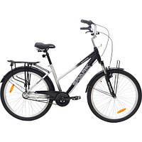 Велосипед SPARK PLANET-3 MARS (алюмінієва рама - 17", колеса 26") чорно-білий