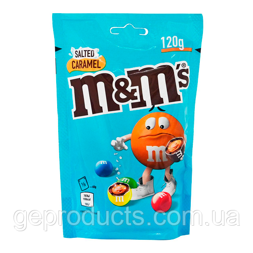 Драже mms із солоною карамеллю M&M's 120 г.