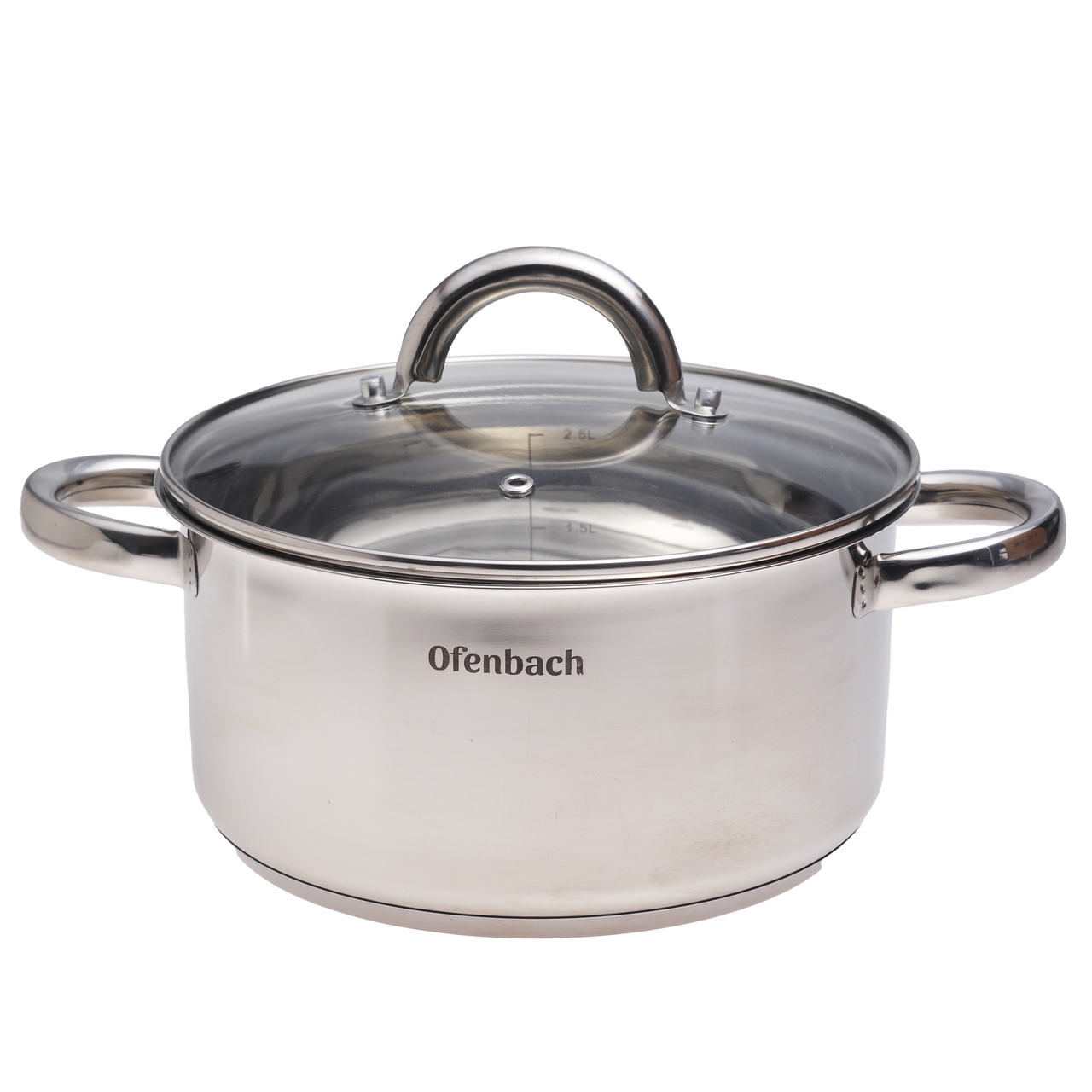 Каструля з кришкою Ofenbach KM-100525 із нержавіючої сталі 3л