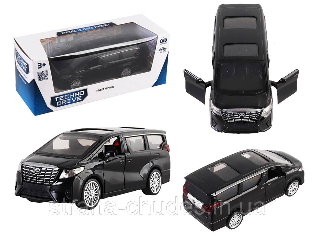 Автомодель - TOYOTA ALPHARD (чорний)