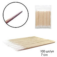Аплікатори (мікробраші) дерев'яні 7см, 100шт
