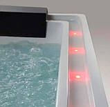 Гідромасажна ванна 190х140х73 см Golston G-U3601S прямокутна пристінна, фото 4